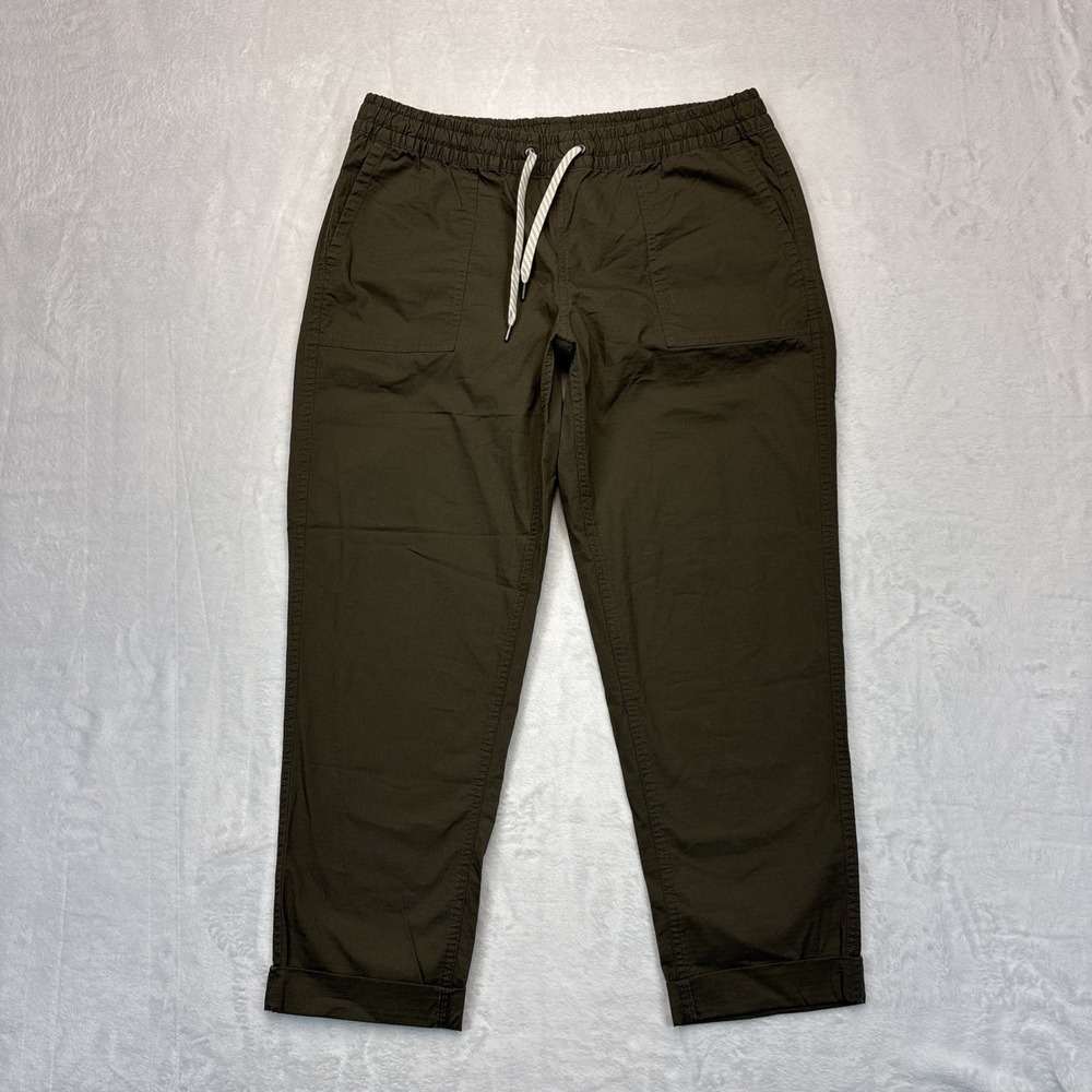 Vuori Ripstop Jogger Pants Mens M Olive Utility Streetwear Casual Fit